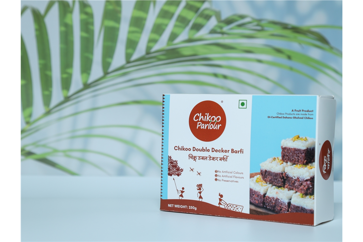 CHIKOO DOUBLE DECKER BARFI